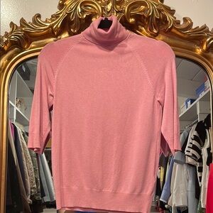 Zara Pink Turtleneck Top LIKE NEW wore it ones.